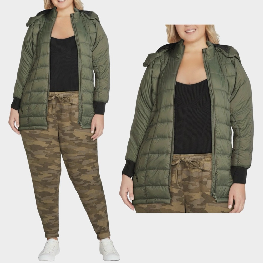 Swiss Tech Mid-Length Puffer Jacket